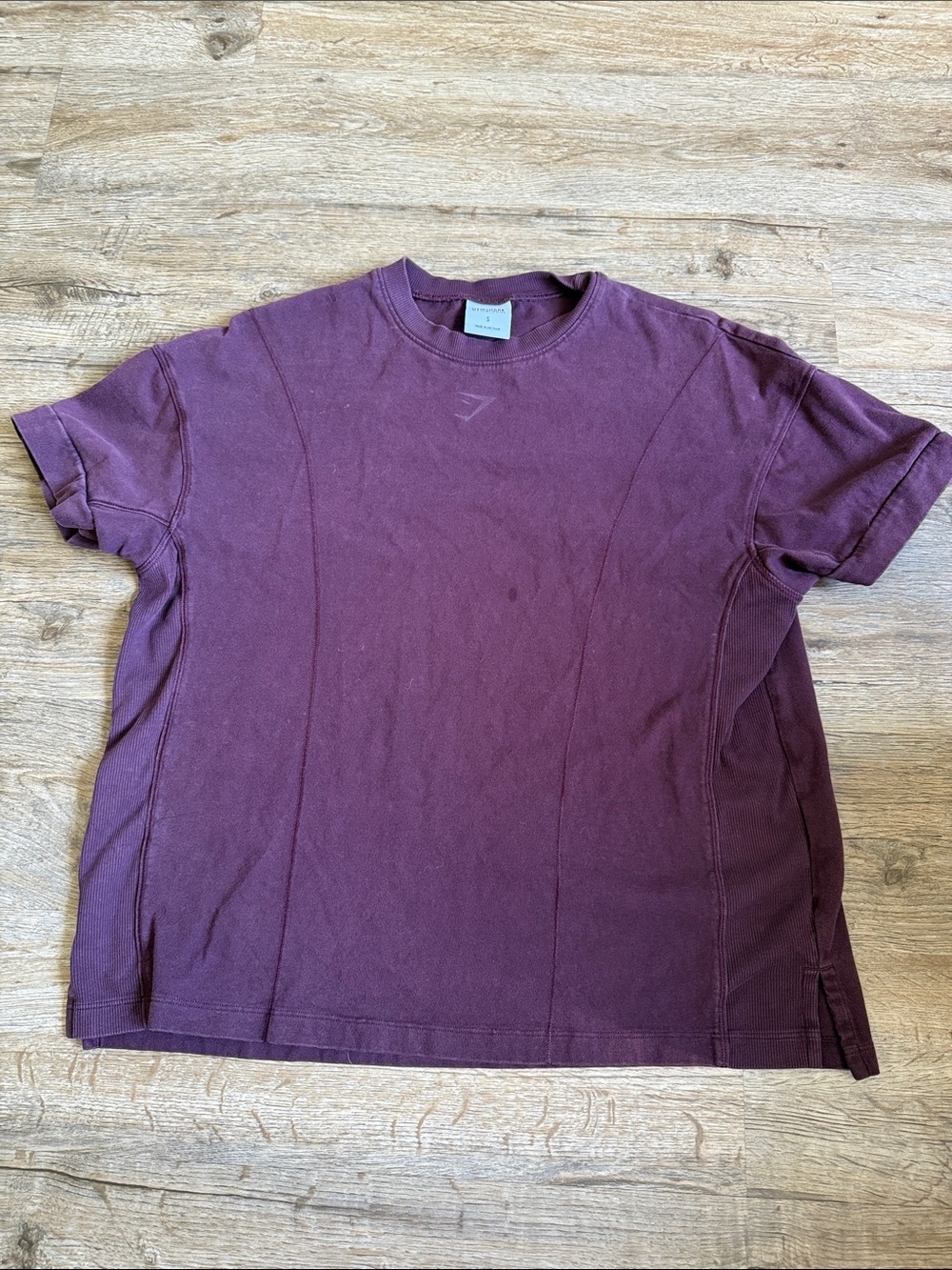 Gymshark Short Sleeve Crewneck T-Shirt in Plum